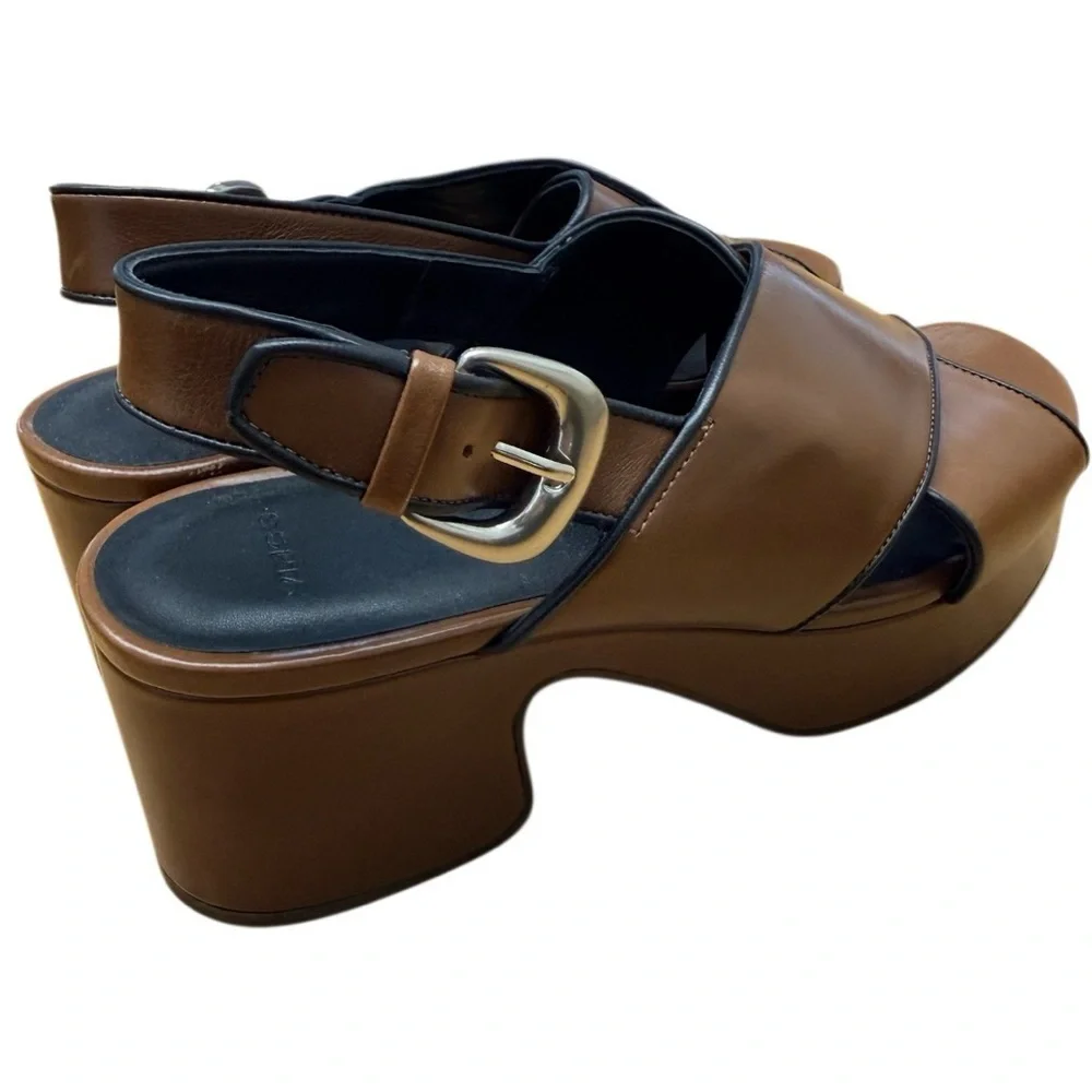 Vince Marlene 60MM Leather Platform Sandals